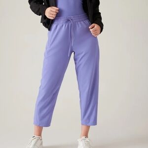 Athleta Arrival Pants Straight Leg Women’s Size 2 Adonis Blue Purple Active